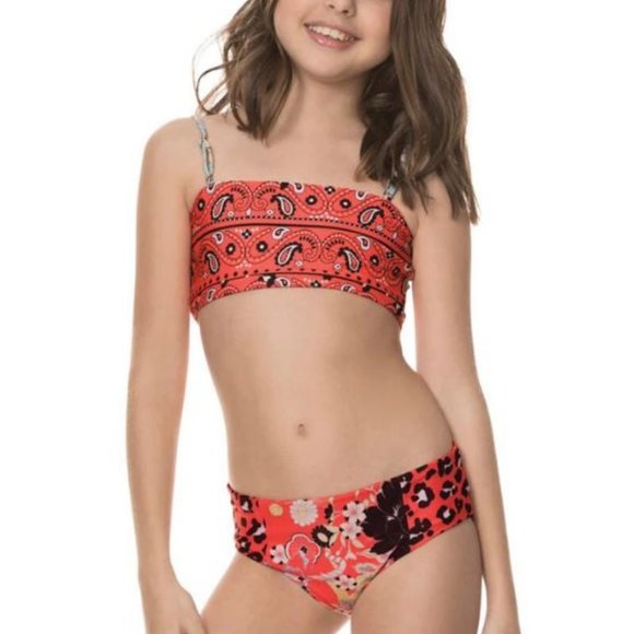 NWT MAAJI GIRLS QUEEN OF THE BALL TIANA BIKINI SET - Picture 2 of 3